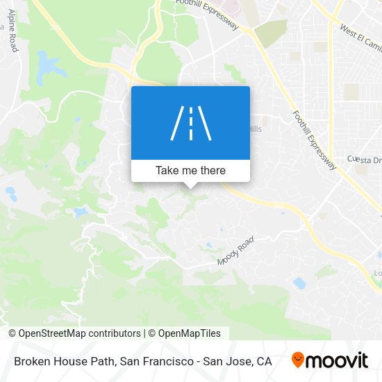 Mapa de Broken House Path