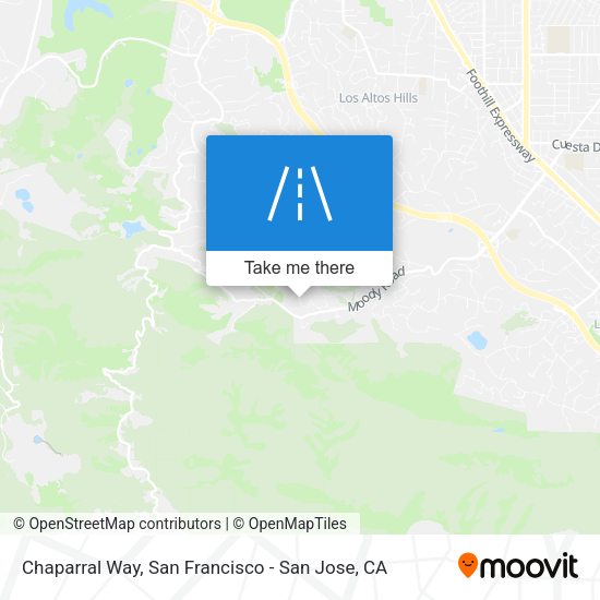 Chaparral Way map