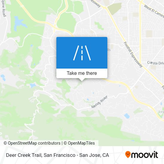 Deer Creek Trail map