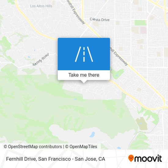Mapa de Fernhill Drive
