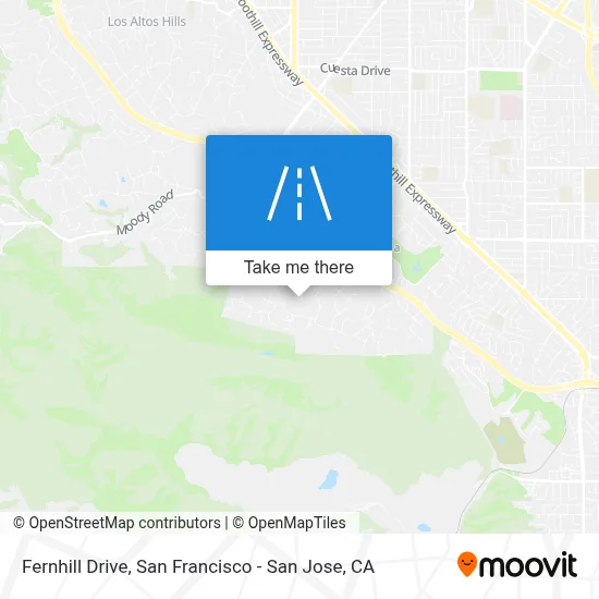 Fernhill Drive map