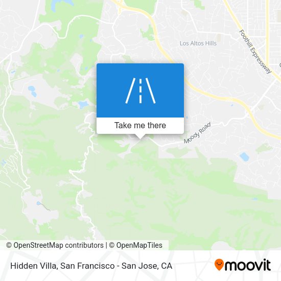 Mapa de Hidden Villa