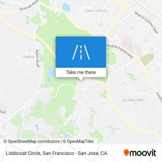 Mapa de Liddicoat Circle