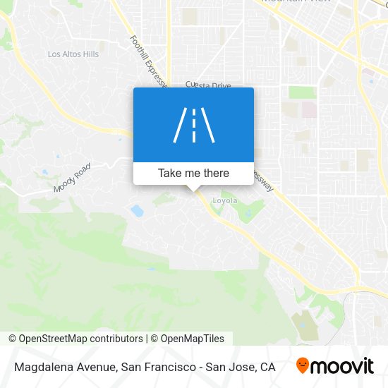 Magdalena Avenue map