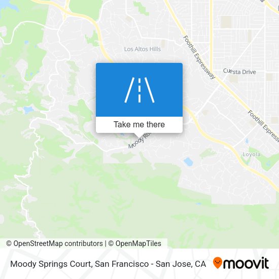 Mapa de Moody Springs Court