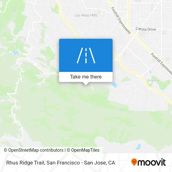 Rhus Ridge Trail map