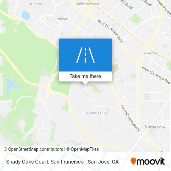 Shady Oaks Court map