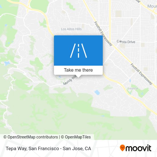 Mapa de Tepa Way