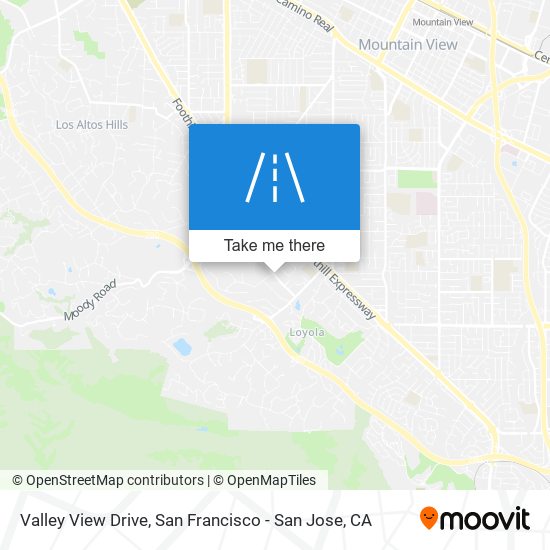 Valley View Drive map