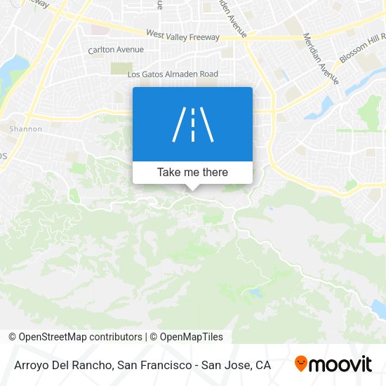 Arroyo Del Rancho map
