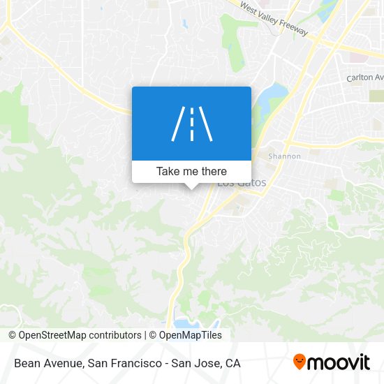 Mapa de Bean Avenue