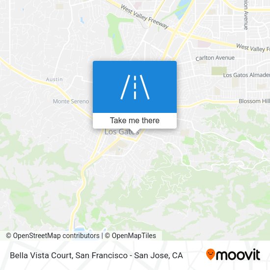 Bella Vista Court map