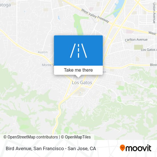 Bird Avenue map