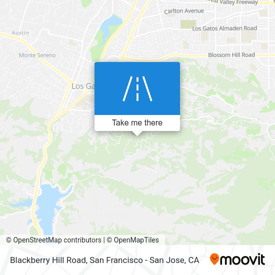 Blackberry Hill Road map