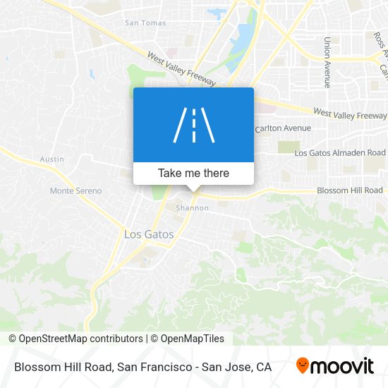 Blossom Hill Road map