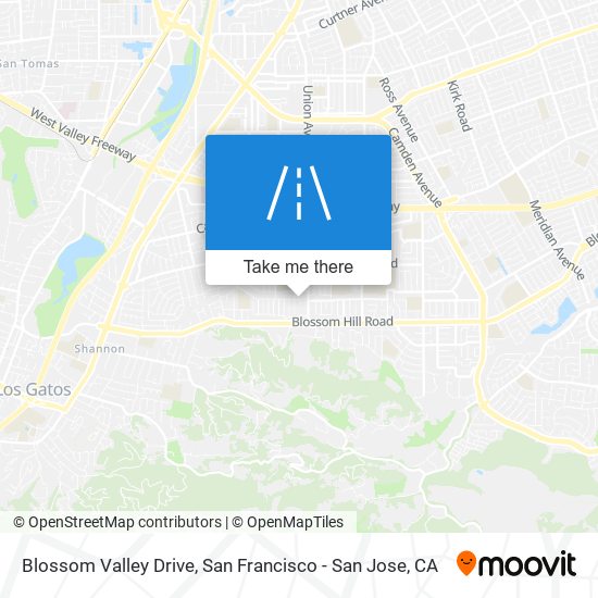 Blossom Valley Drive map
