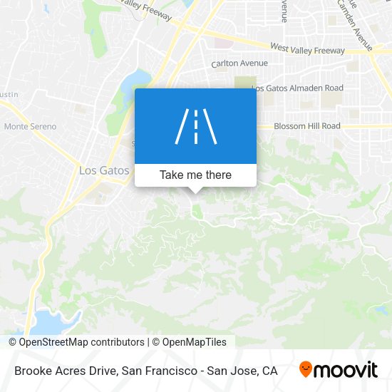 Brooke Acres Drive map