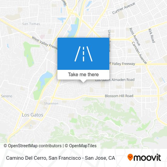 Camino Del Cerro map