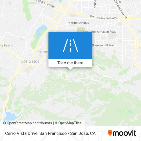 Mapa de Cerro Vista Drive