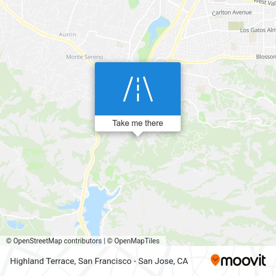 Mapa de Highland Terrace