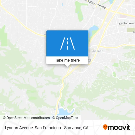 Mapa de Lyndon Avenue
