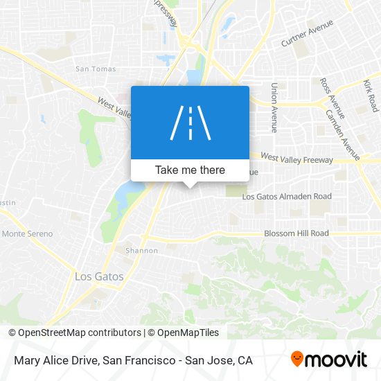 Mary Alice Drive map