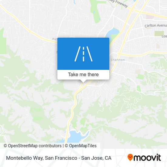 Montebello Way map