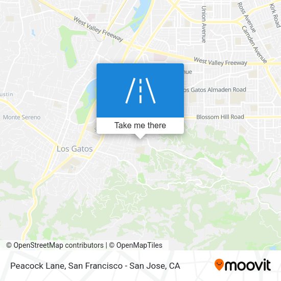 Mapa de Peacock Lane