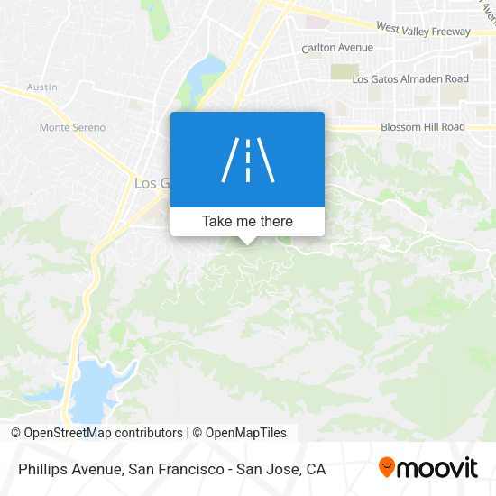 Mapa de Phillips Avenue