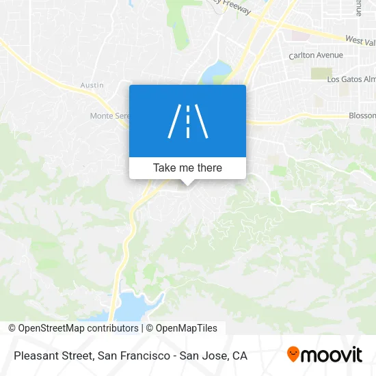 Mapa de Pleasant Street