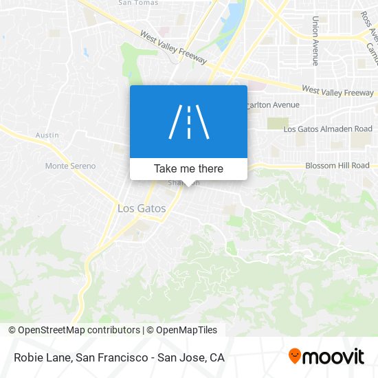 Robie Lane map