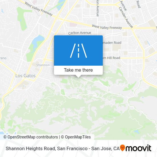 Shannon Heights Road map