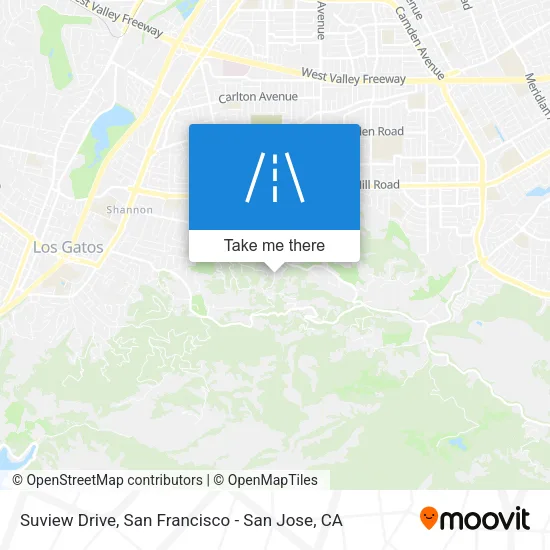 Suview Drive map