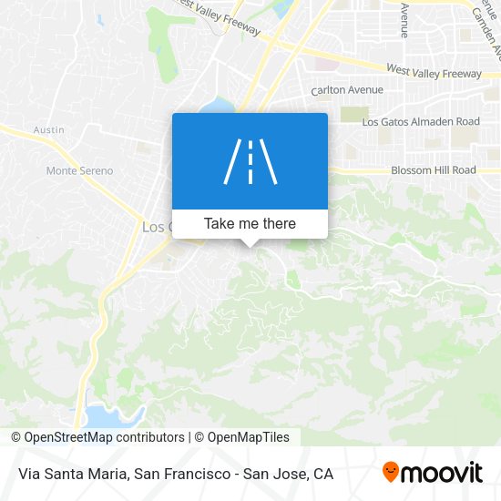 Mapa de Via Santa Maria
