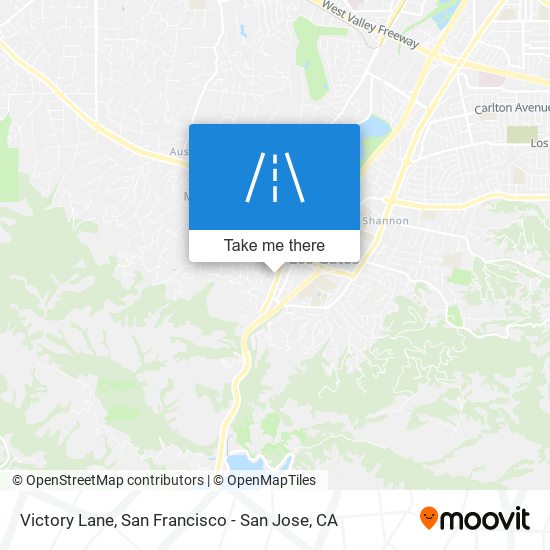 Victory Lane map