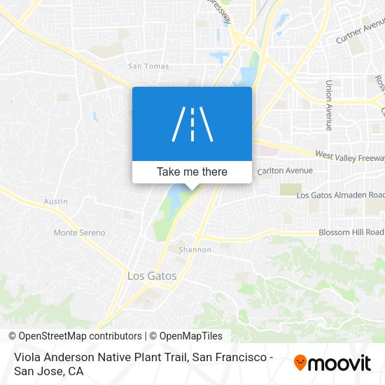 Mapa de Viola Anderson Native Plant Trail