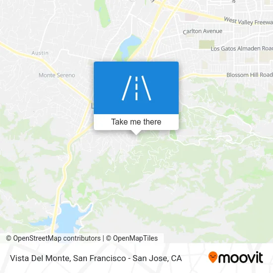 Mapa de Vista Del Monte