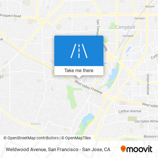 Mapa de Weldwood Avenue