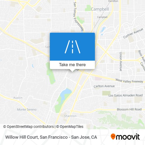 Willow Hill Court map