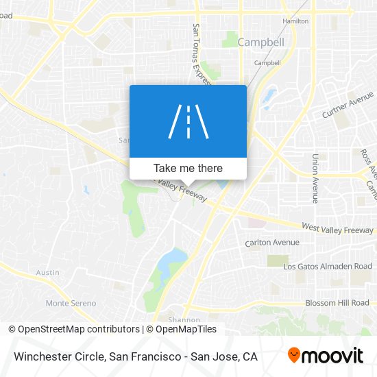 Mapa de Winchester Circle