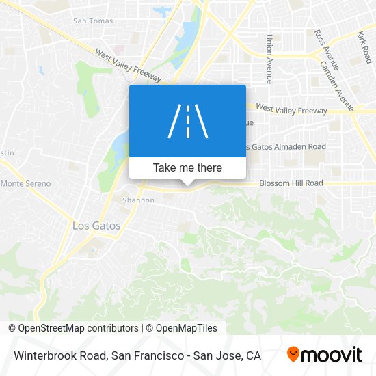 Mapa de Winterbrook Road