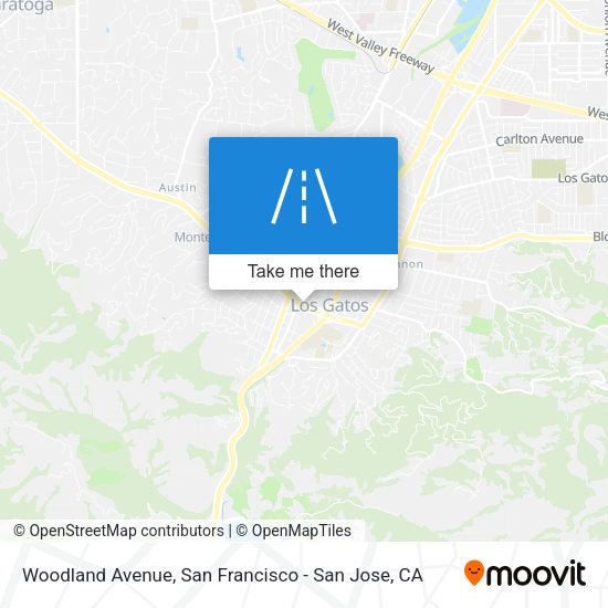 Mapa de Woodland Avenue