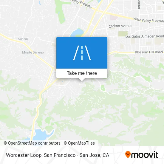 Mapa de Worcester Loop