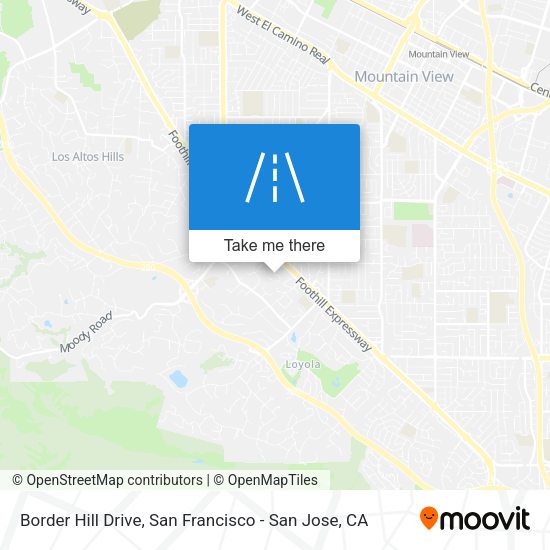 Mapa de Border Hill Drive