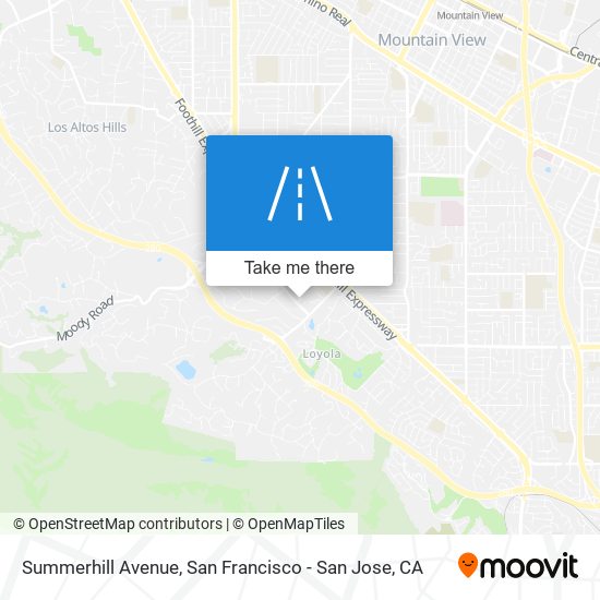Summerhill Avenue map