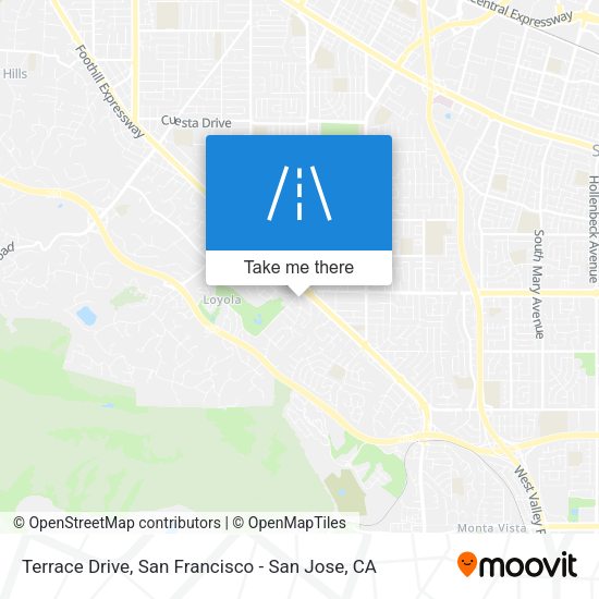 Terrace Drive map