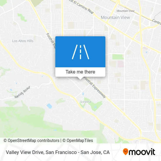 Valley View Drive map