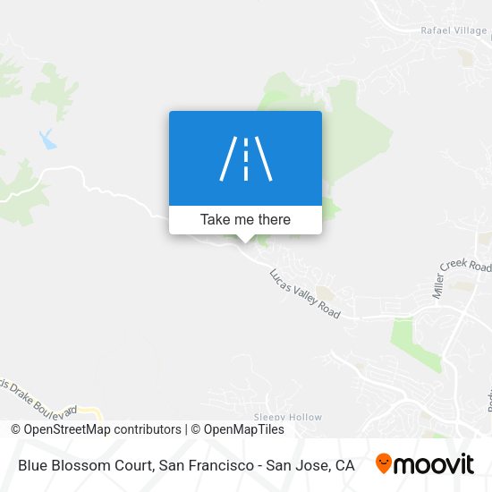 Mapa de Blue Blossom Court