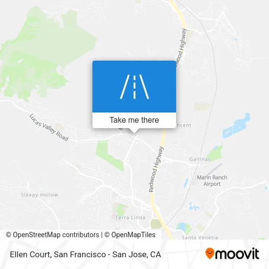 Mapa de Ellen Court