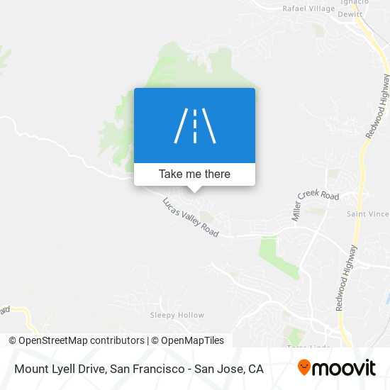 Mount Lyell Drive map